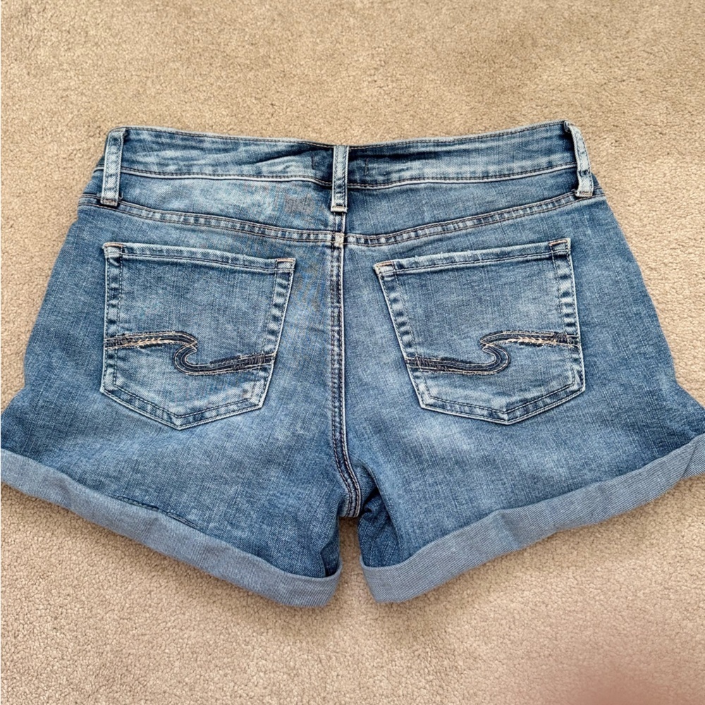 Silver Jeans Co Vintage Jean Shorts Y2K W27 US 4 - Picture 2 of 5